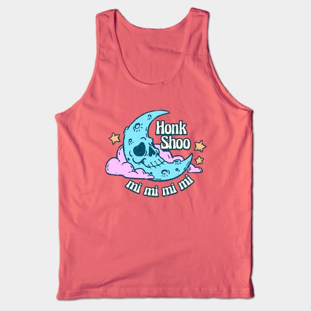 Honk Shoo Moon in Cotton Candy Tank Top by Marianne Martin